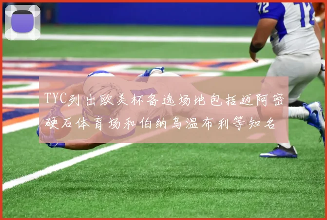 TYC列出欧美杯备选场地包括迈阿密硬石体育场和伯纳乌温布利等知名场馆